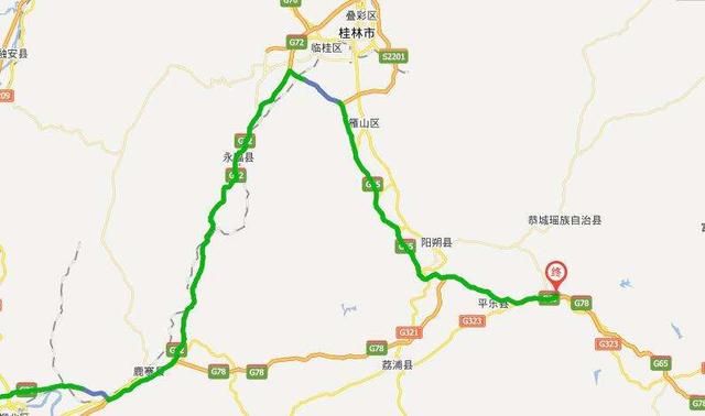 广西高速公路最新地图概览