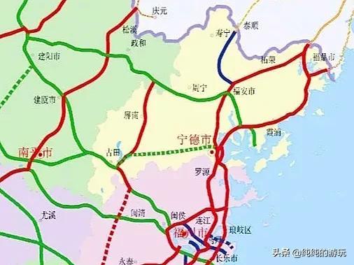 福建高速公路最新地图概览